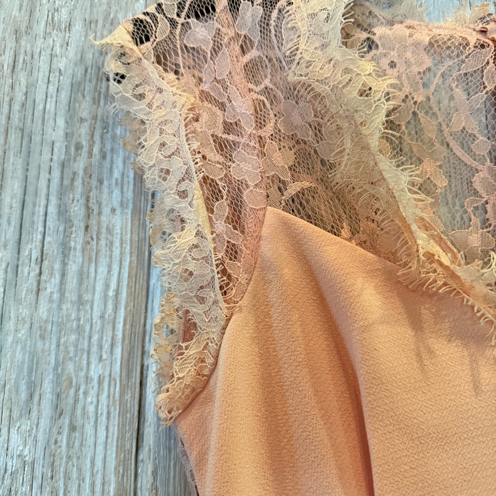 BCBGeneration Blush Lace Mini Dress - Picture 3 of 8